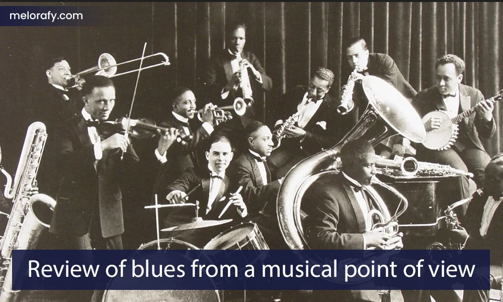 Review of blues from a musical point of view