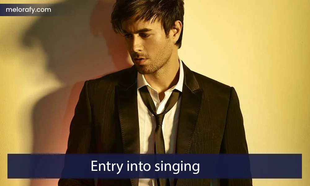 Entry into singing