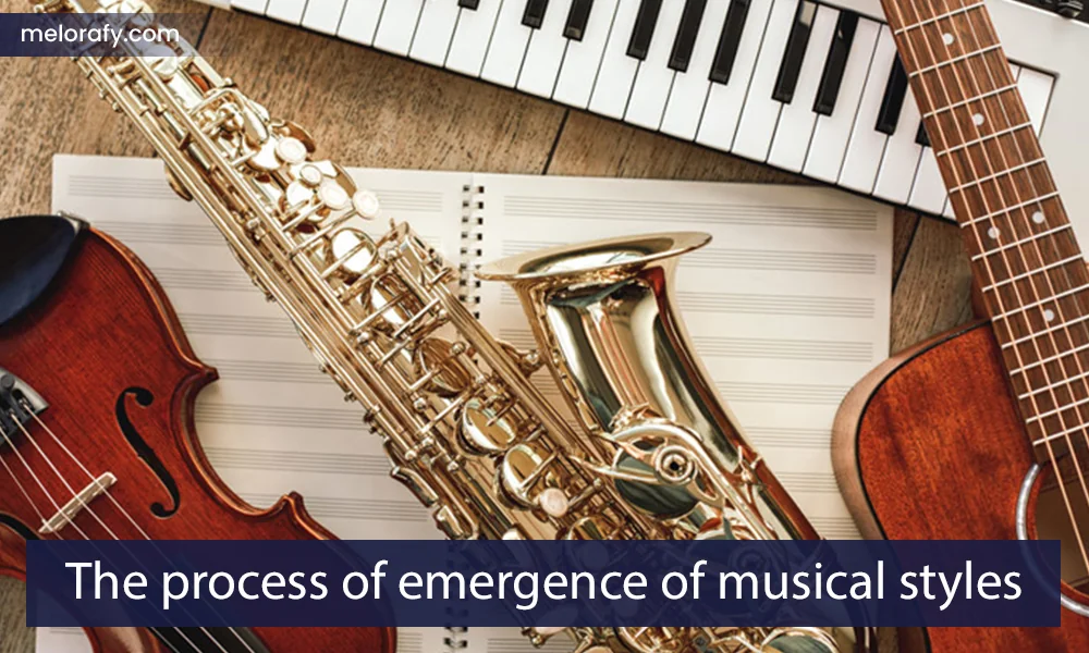 The process of emergence of musical styles