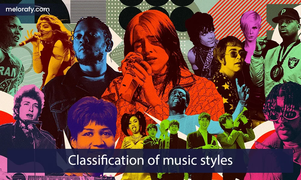 Classification of music styles