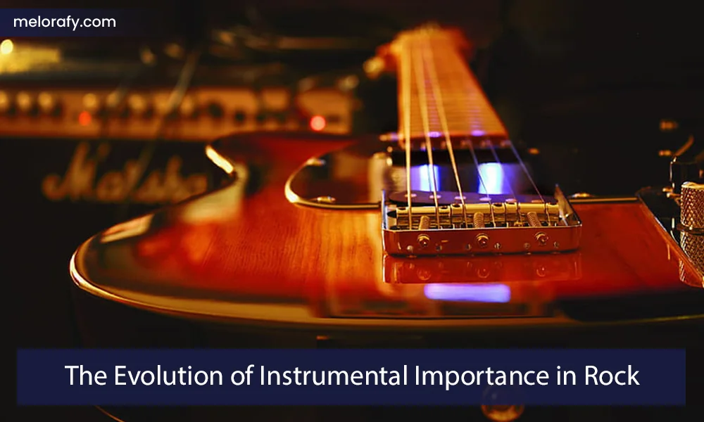 The Evolution of Instrumental Importance in Rock