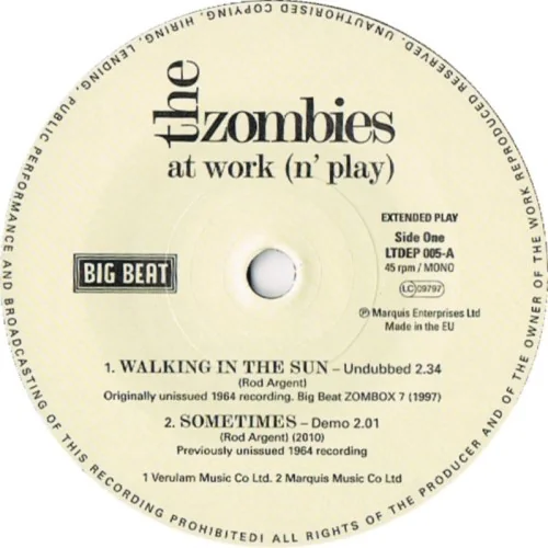 The Zombies - Work 'N' Play