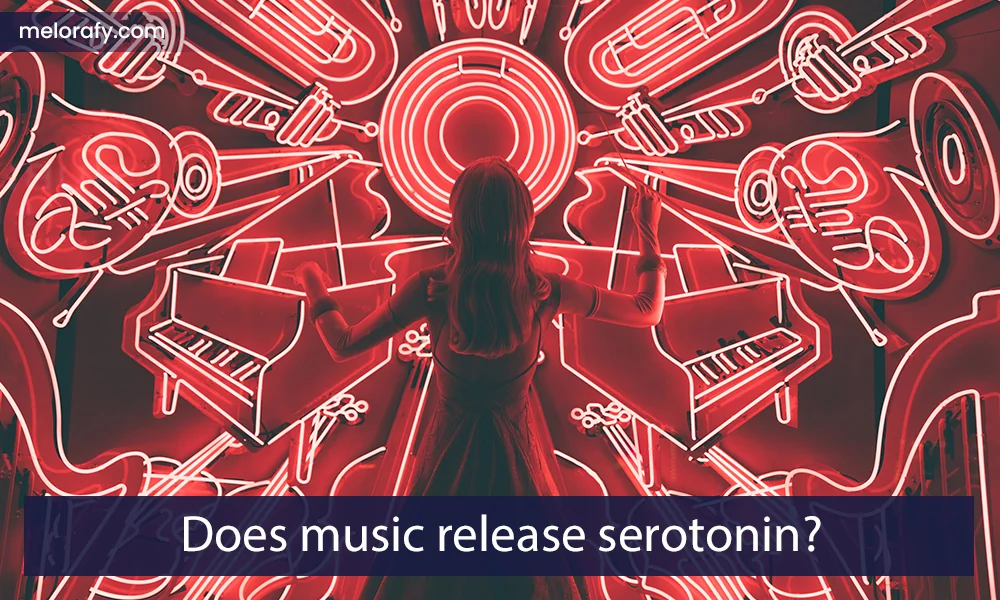 Does music release serotonin?