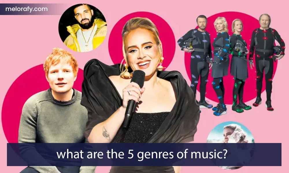 what are the 5 genres of music?